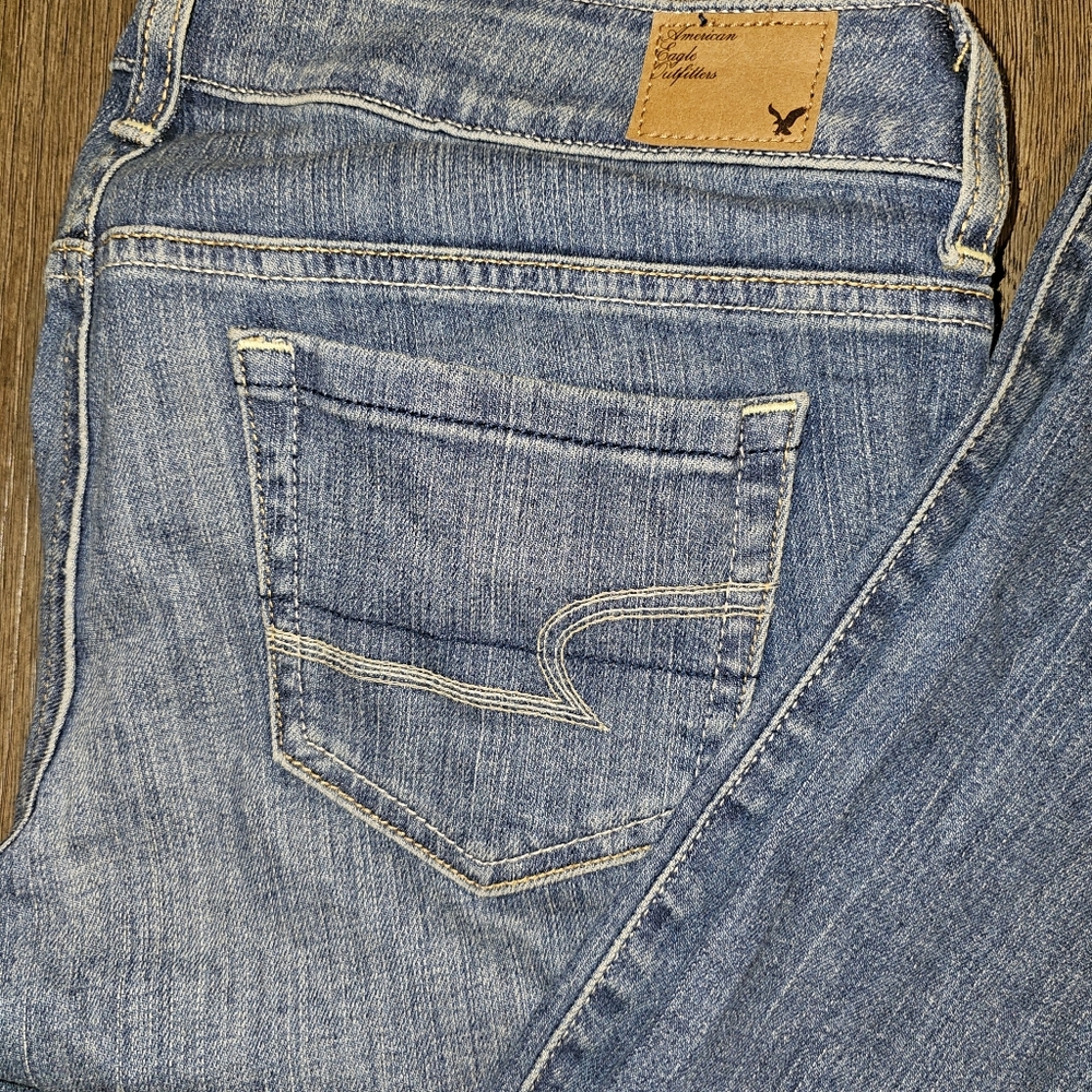 American Eagle Outfitters Blue Boyfriend Jeans